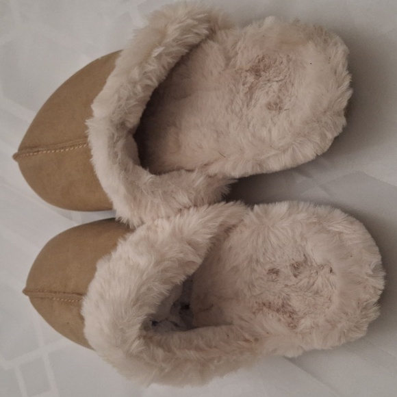 Powerstep Luxe Womens Orthotic Slippers - Taupe W6 - Picture 1 of 5